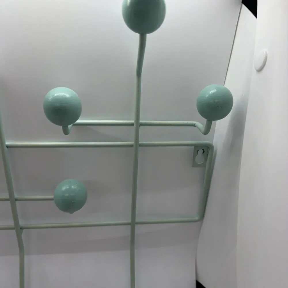 Mid-Century Modern Hangit Ball Hanger - Sea Foam Green- Inspired By Eames Sphere